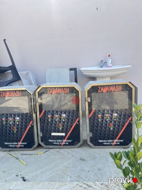 ZAHWASH avtoyuma sistemi – komplekt dəst Tərkib: - Üç ədəd ZAHWASH