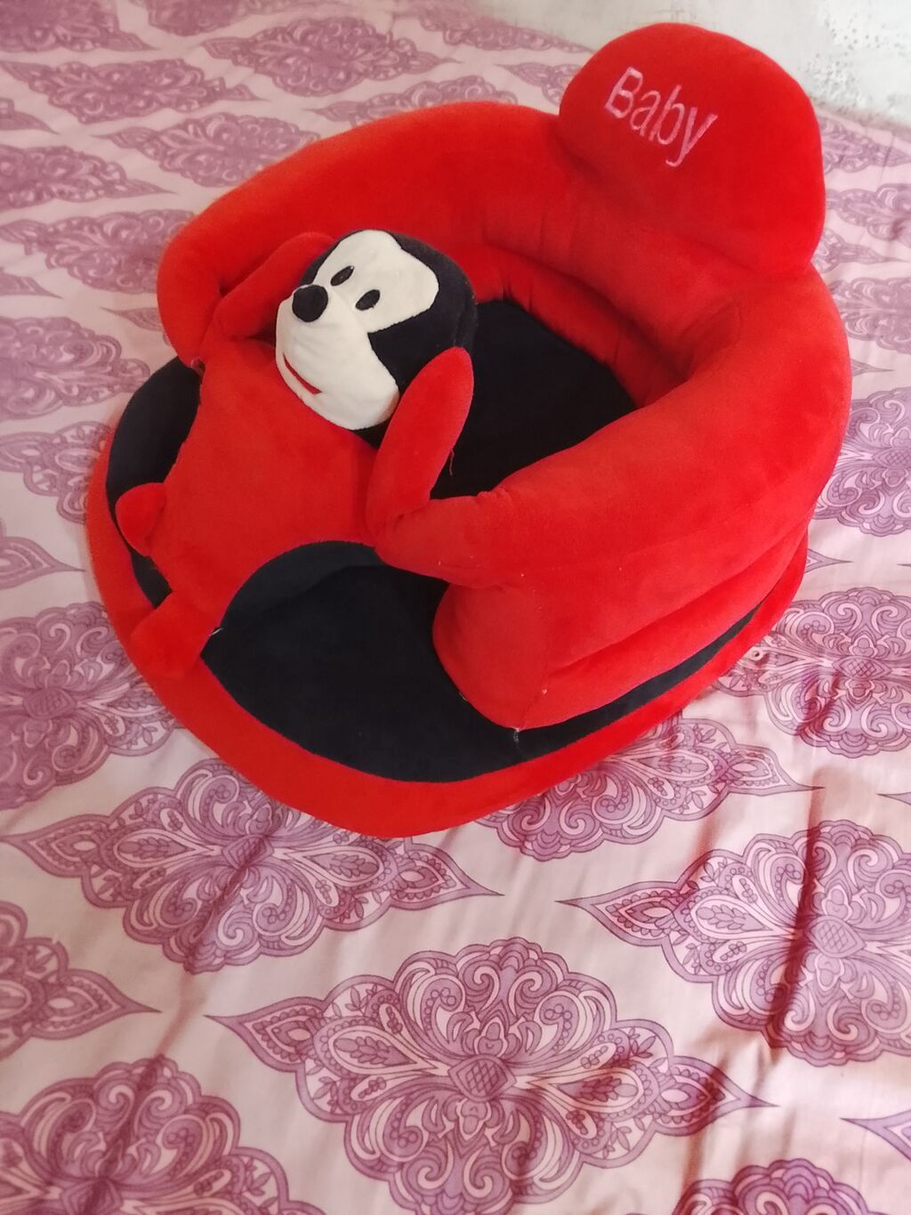 Uşaq üçün yumşaq oturacaq/kreslo - Model: peluş materialdan — Mebel, Digah (5)