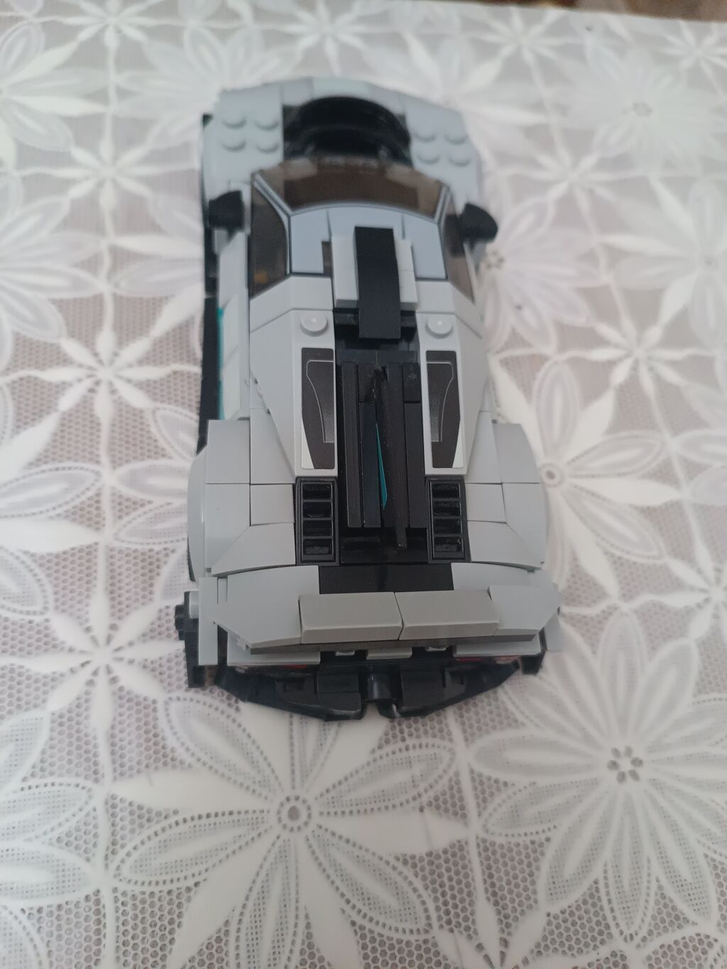 LEGO Speed Champions üslubunda yığılmış Mercedes-AMG hiperkar oyuncaq — Konstruktorlar, Bakı (3)