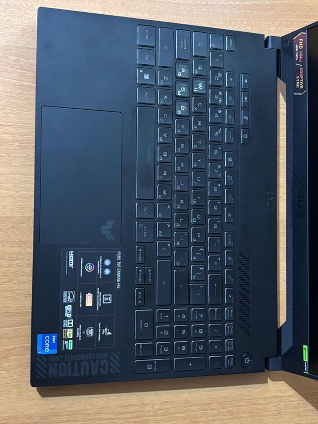 İşlənmiş ASUS TUF Gaming, 15.6 ", Intel Core i7, 1 TB, Ödənişli çatdırılma, Ünvandan götürmə — Asus, Masazır (3)