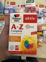 Doppelherz aktiv A–Z Complete DEPOT, 40 tablet — Диетическое, диабетическое и здоровое питание