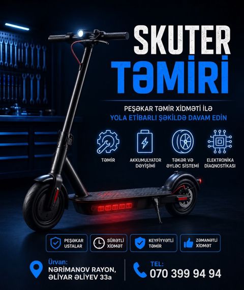 Skuter təmiri — Bakı