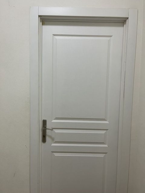 Ağ rəngli daxili otaq qapısı - Material: MDF/MDF-lam (taxta — Elgun
