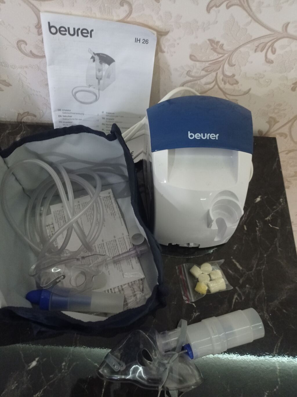 Beurer IH 26 kompressor tipli inhalyator-nebulayzer Xüsusiyyətlər: - — Mallar, Bakı