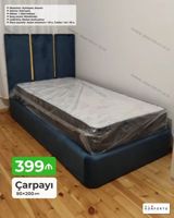 Çarpayı – 90×200 sm - Mexanizm: açılmayan, bazasız - Sıyırma — Furniture