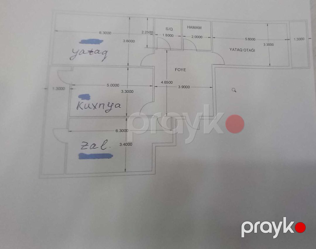 Satılır 3 otaqlı yeni tikili 120 m² — Mənzil, Bakı (8)