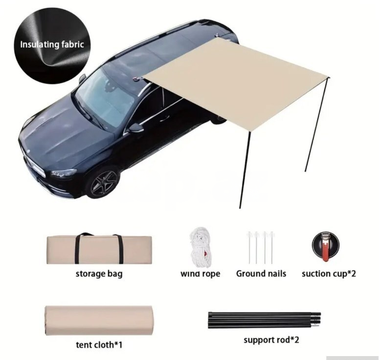 Avtomobil üçün Portativ Tent Markiza — Avto