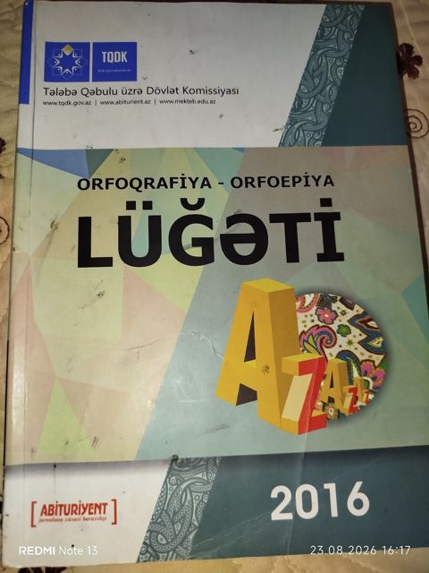 Orfoqrafiya və orfoepiya lügəti