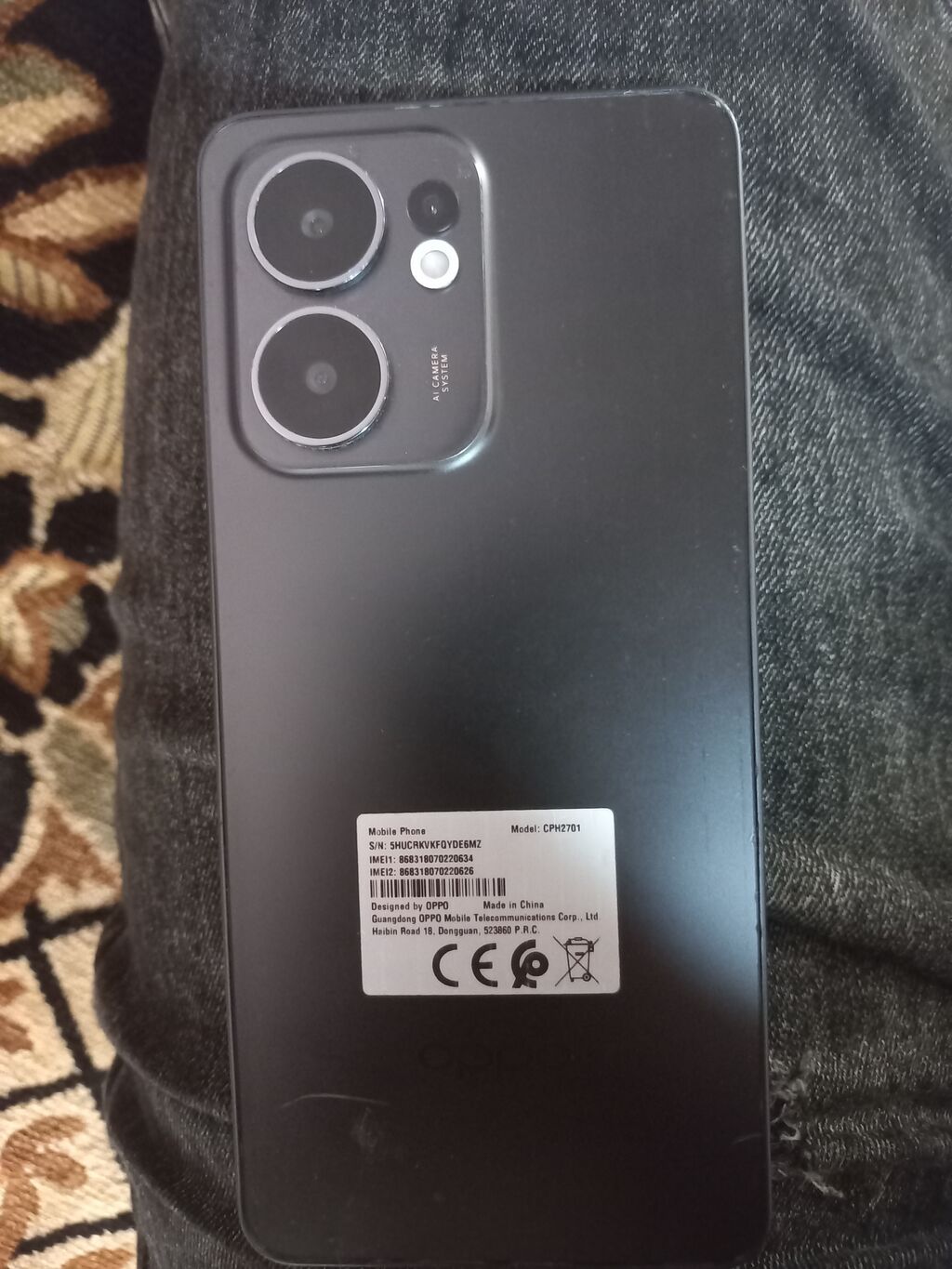 Oppo Reno 13 F, 256 GB, rəng - Qara, İki sim kartlı — OPPO, Mehdiabad (2)