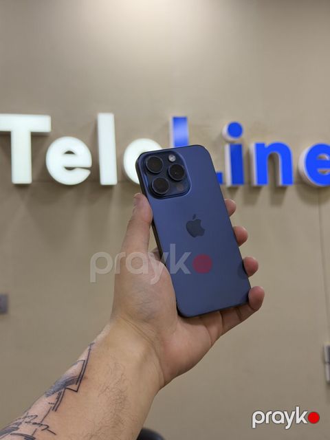 IPhone 15 Pro, 256 GB, Blue Titanium, Zəmanət, Kredit, Simsiz şarj