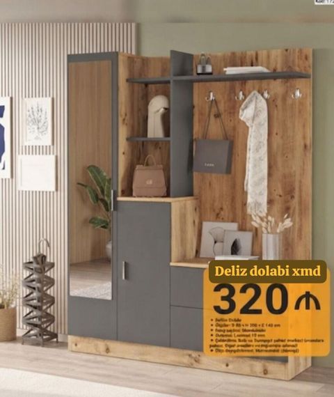 Deliz dəhliz dolabı – müasir və funksional dizayn - Künc tipli — Ucuz serfeli Mebel — Hallway furniture