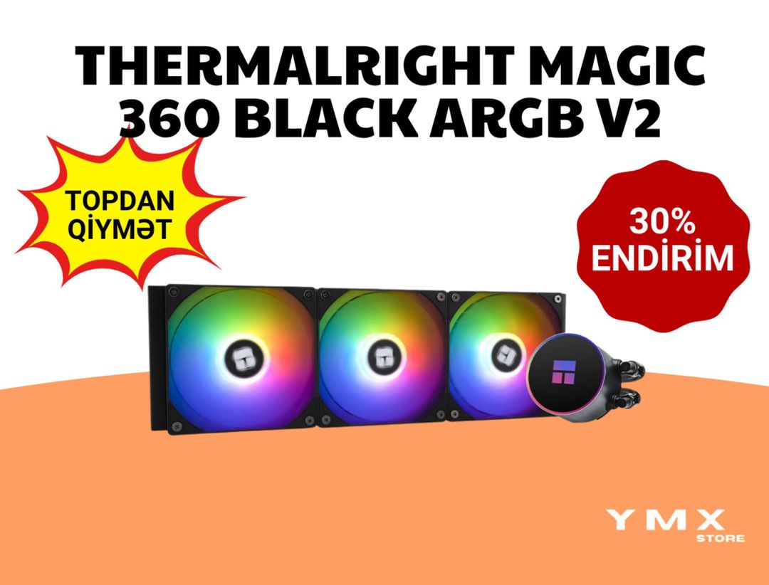 CPU Soyuducu Thermalright Frozen Magic 360 Black ARGB — Elektronika, Bakı