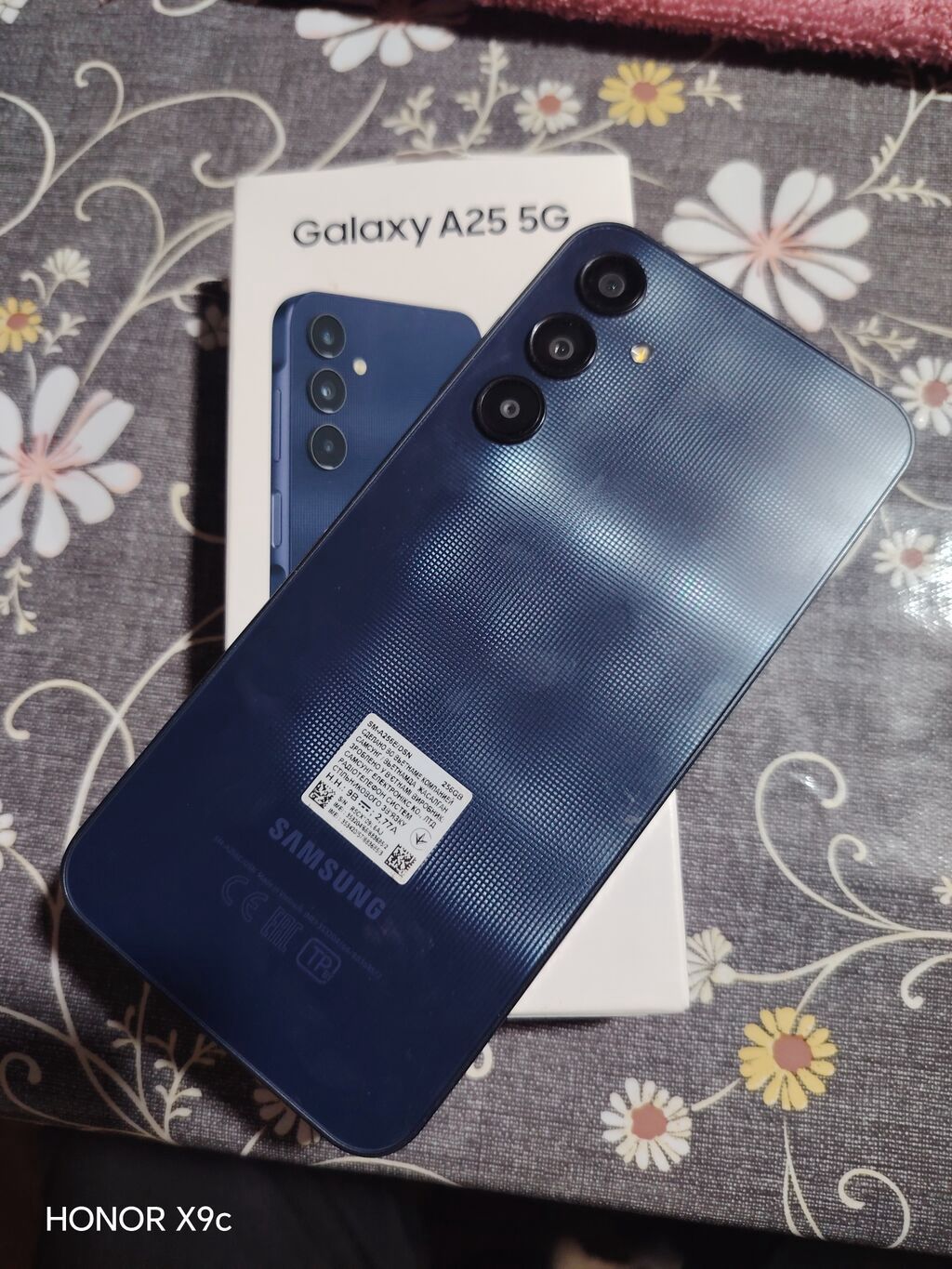 Samsung Galaxy A25, 256 GB, rəng - Mavi, Barmaq izi — Samsung, Bərdə