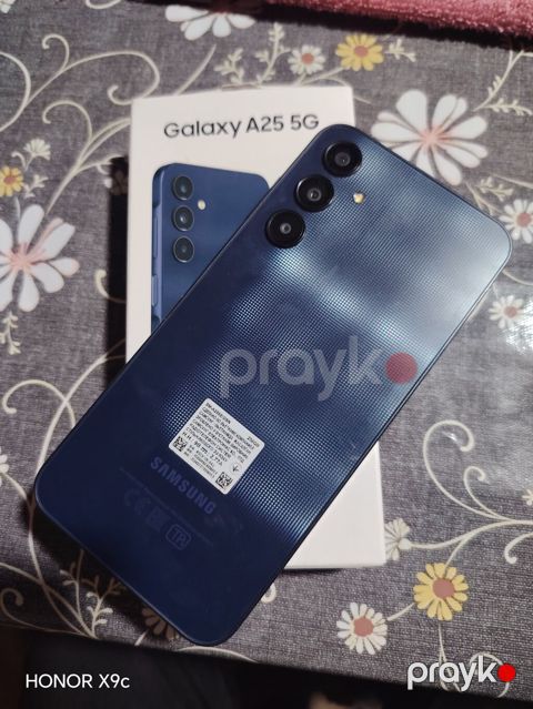Samsung Galaxy A25, 256 GB, rəng - Mavi, Barmaq izi