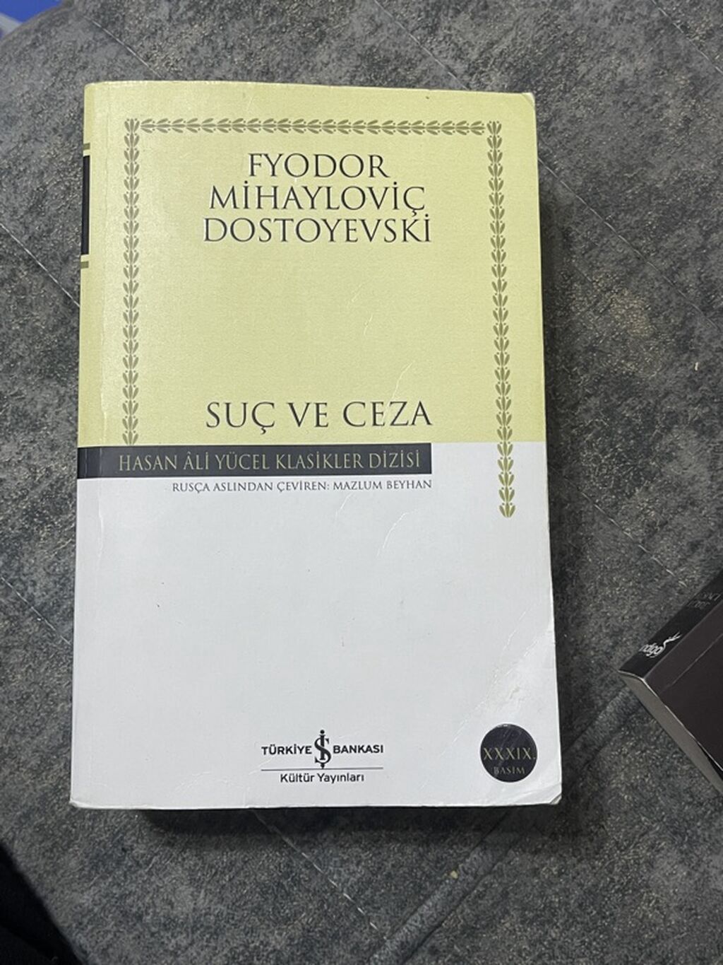 Məhsul: Kitab – “Suç ve Ceza” (Fyodor Mihayloviç Dostoyevski) - Nəşr — Digah