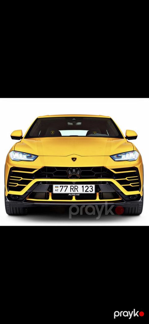 Avtomobil qeydiyyat nişanı -77-RR-123 — Bakı