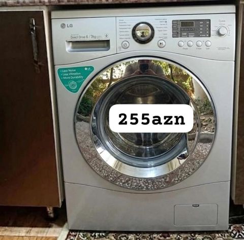 LG paltaryuyan maşın – ön yükləməli, Direct Drive sistemi ilə. - Yuma — Bakı