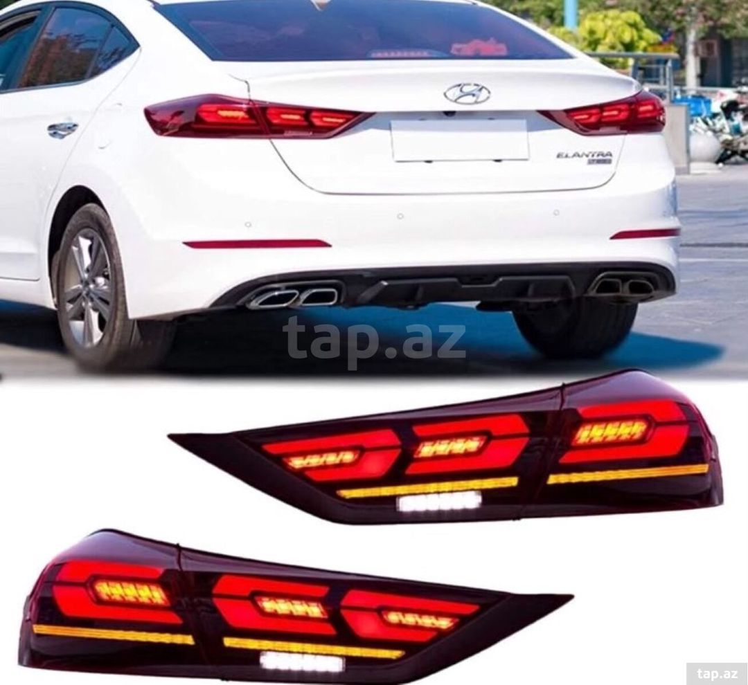 Hyundai Elantra 2016–2020 üçün LED arxa stop fənərləri — Ehtiyat hissələri və aksesuarlar, Bakı (2)