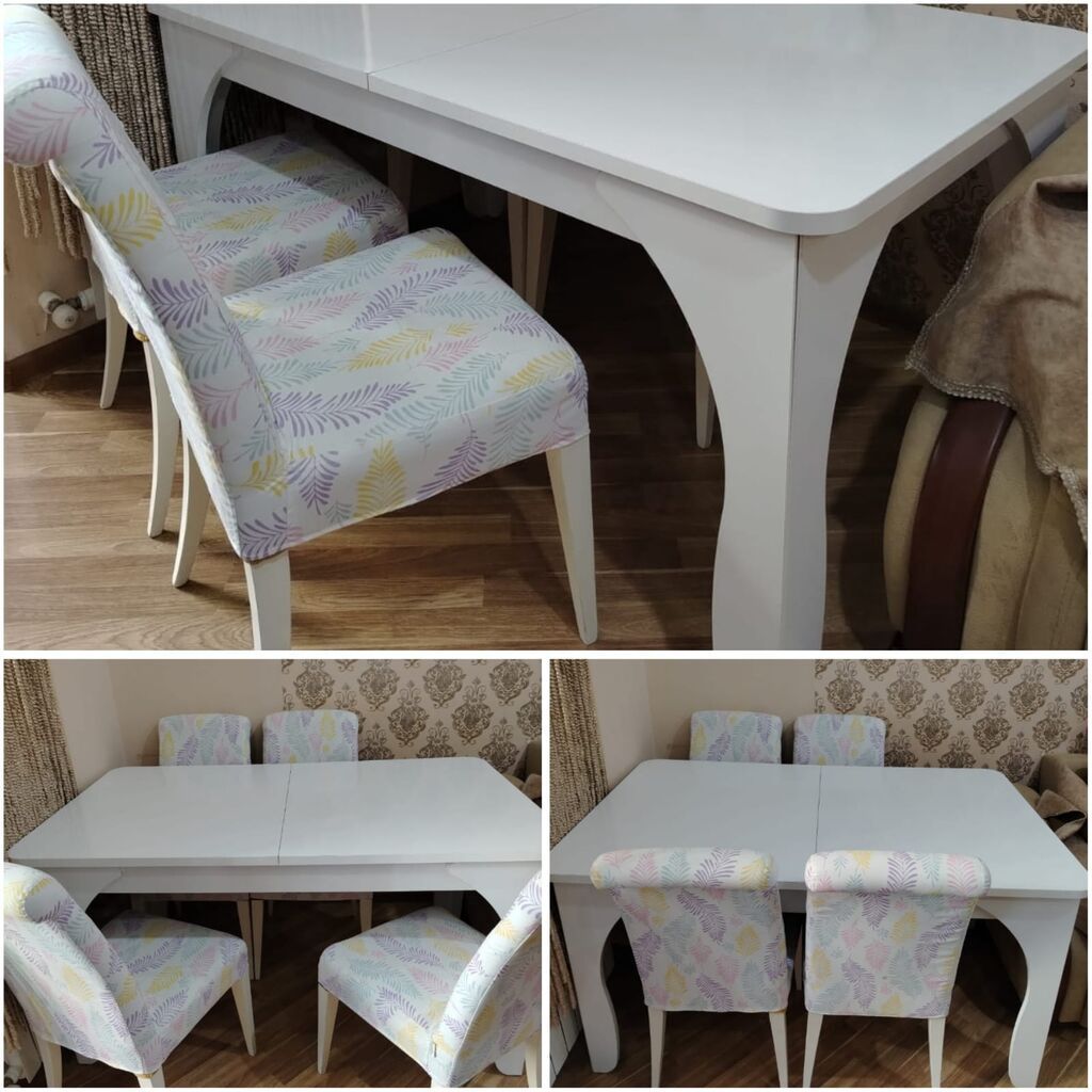 Masa desti 6 stulla.qiymet 330 man.masa acilir.unvan — Mebel, Bakı