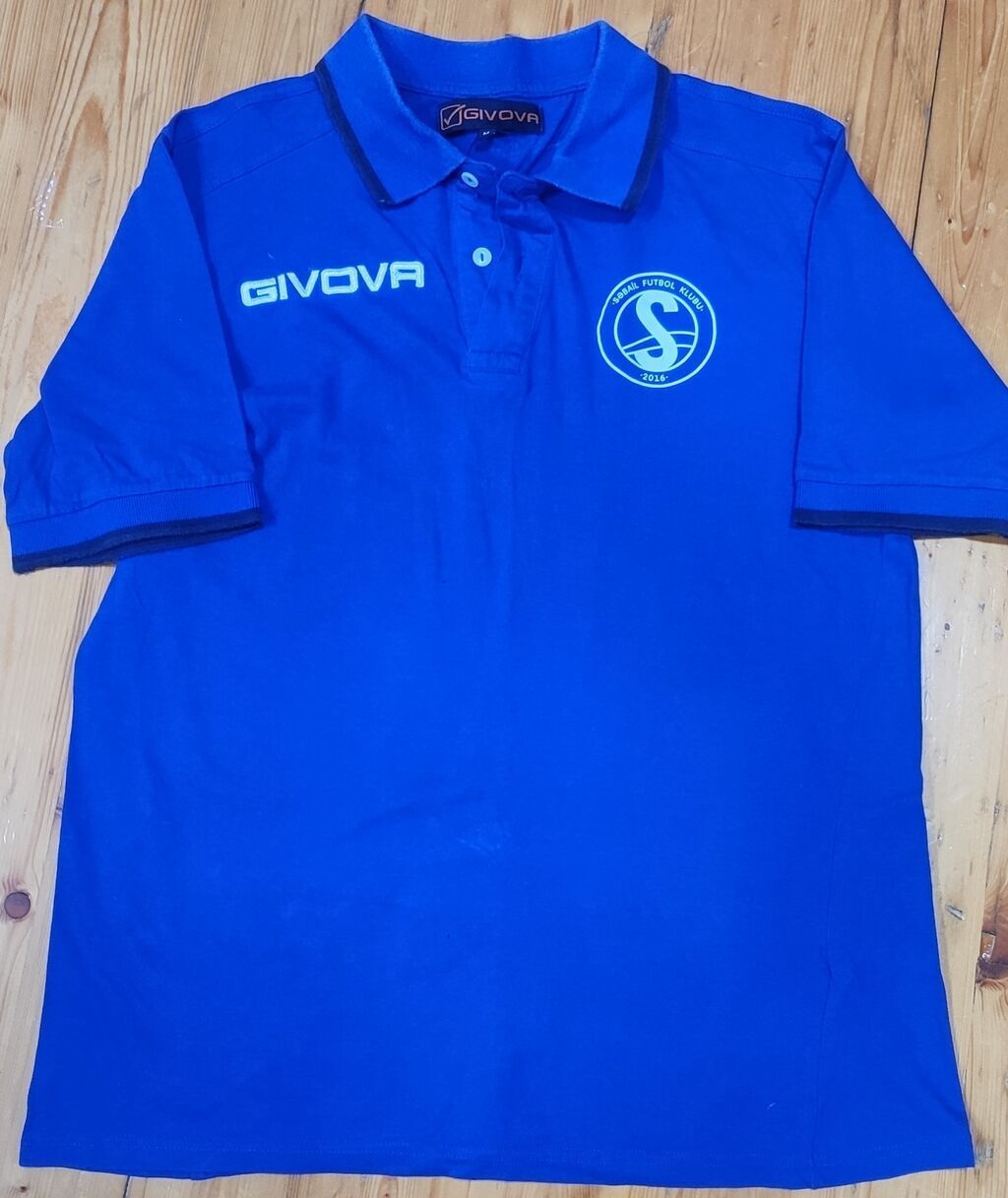 Futbolka, Givova, M, rəng - Mavi — Şəxsi əşyalar, Masazır (2)