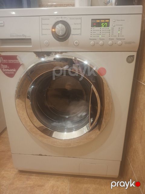 LG önyükləməli paltaryuyan maşın - İnverter Direct Drive mühərriki -