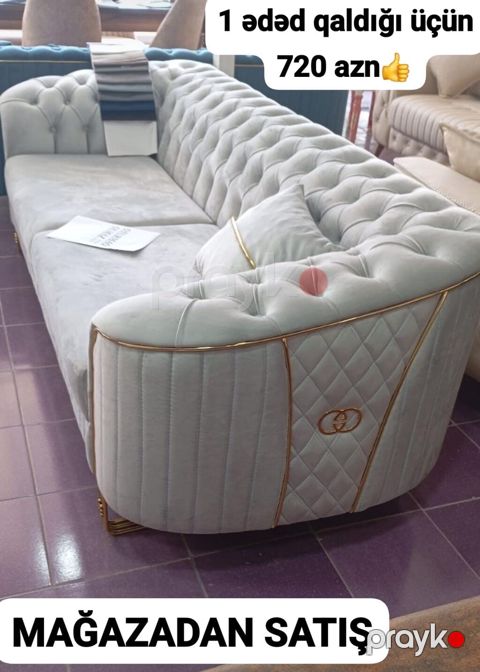 • Divan – mağazadan satış • Qiymət: 720 AZN (şəkildə göstərilib), “1