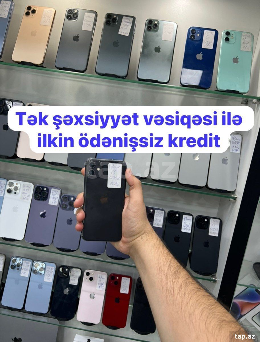Apple iPhone 11 Black 128GB/4GB — Mallar, Bakı
