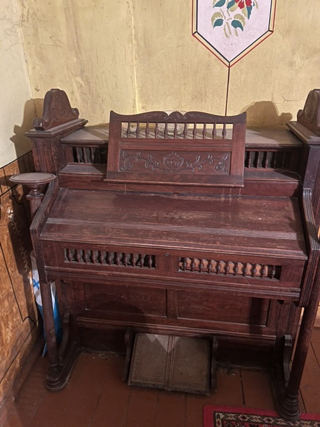 Harmonium tipli pedaallı pompalı orqan — Ester Organ Co., ABŞ — Pianino və digər klaviş alətləri, Ağstafa (2)