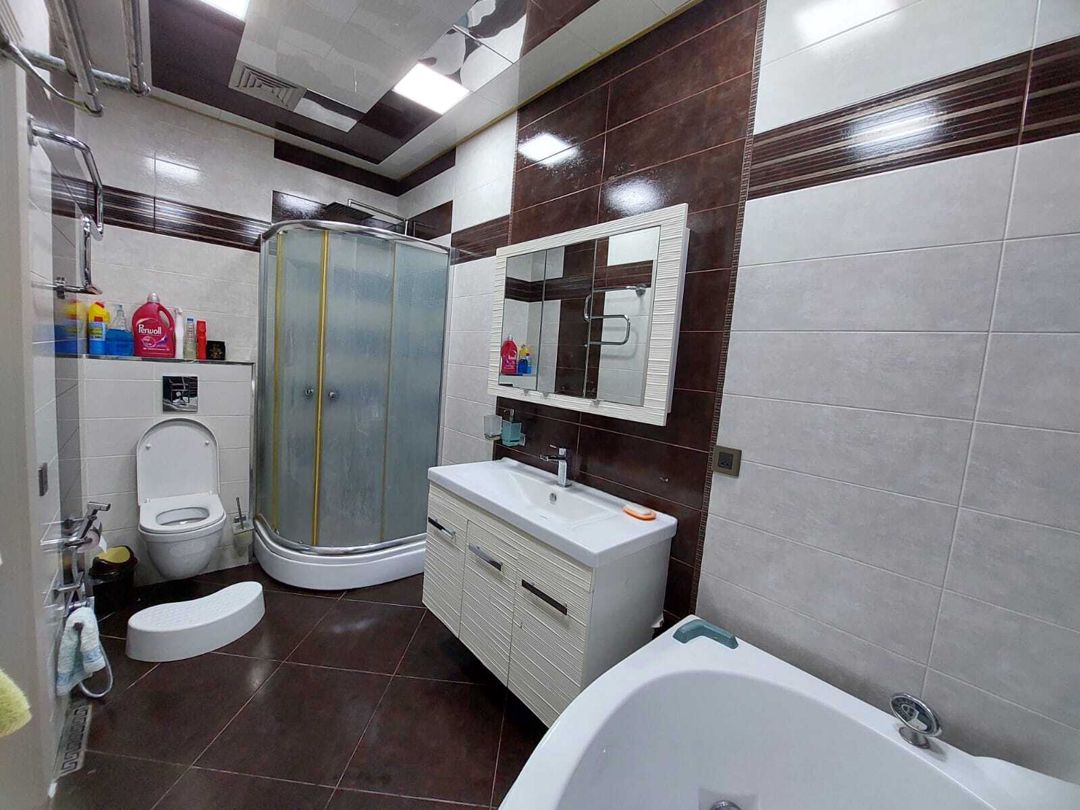 İcarəyə verilir 3 otaqlı yeni tikili 130 m² — Mənzil, Bakı (9)