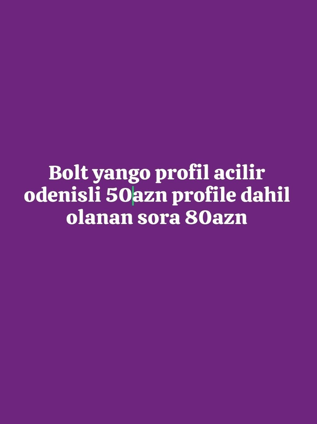 Xidmət: Bolt/Yango üçün profil açılması - Yeni sürücü profili — İş, Bakı