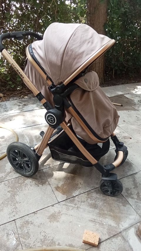 Uşaq arabası – FORBABY markası - 2‑in‑1 sistem: oturacaq bölməsi tam