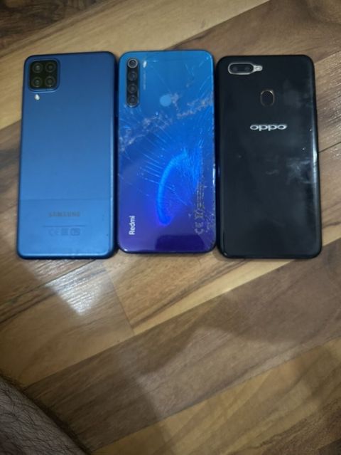 Samsung Galaxy A12, rəng - Mavi, Barmaq izi