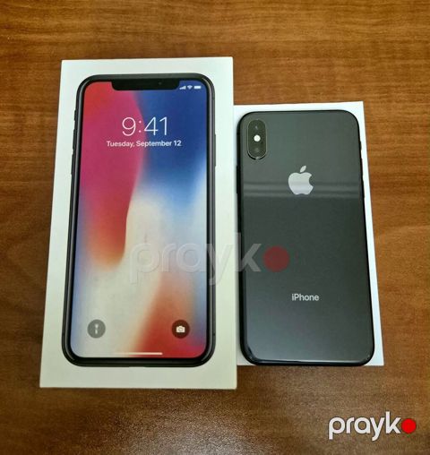 IPhone X, 256 GB, Space Gray, Sənədlərlə