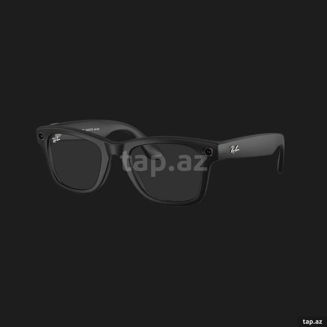 Смарт-очки Ray-Ban Meta Wayfarer (Matte Black/Clear to Graphite Green) — Elektronika, Bakı (4)
