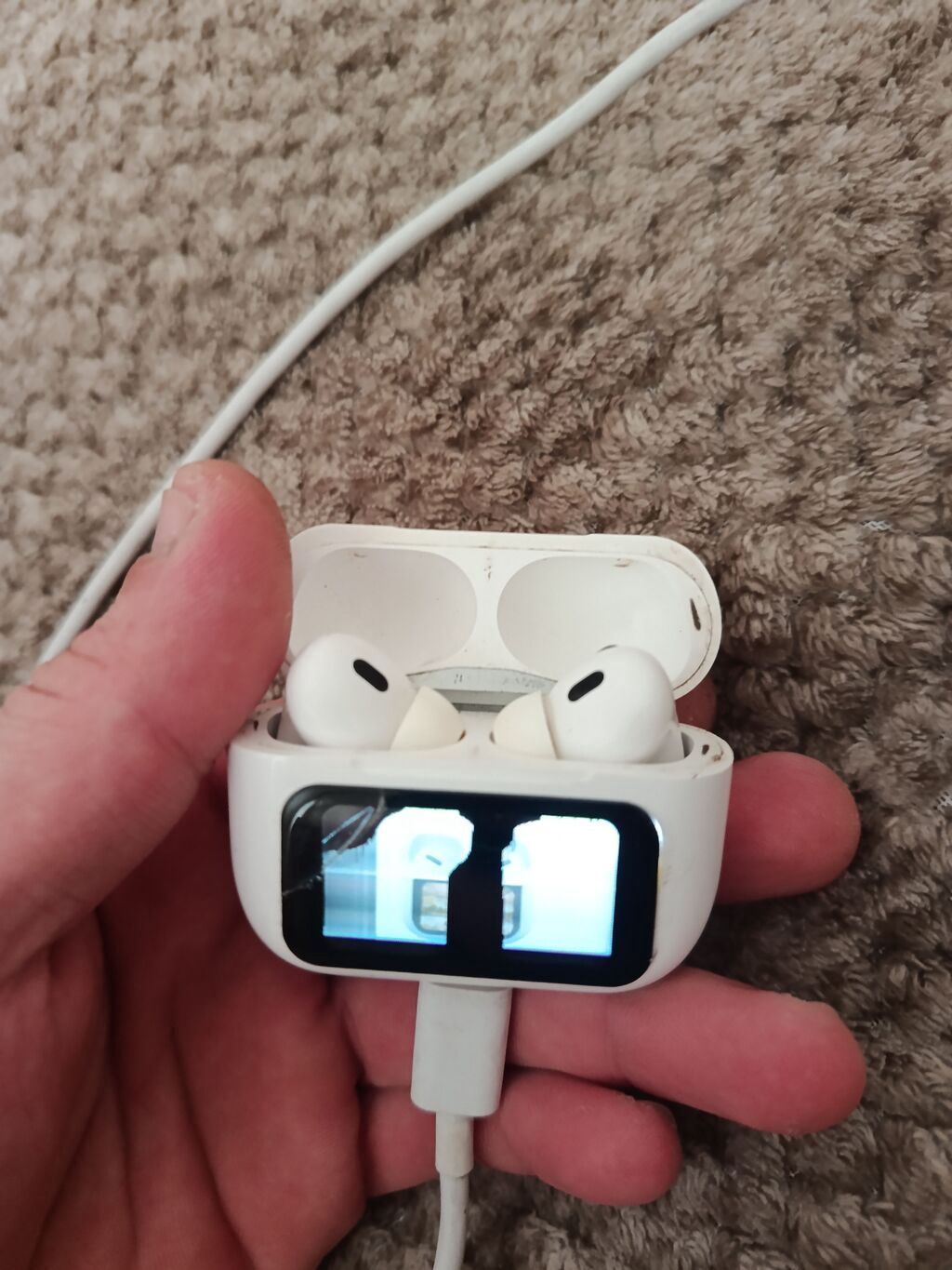 Ekranında qırıq var amma işləməyinə problem yaratmır Bluetooth — Qulaqcıqlar, Sumqayıt (3)