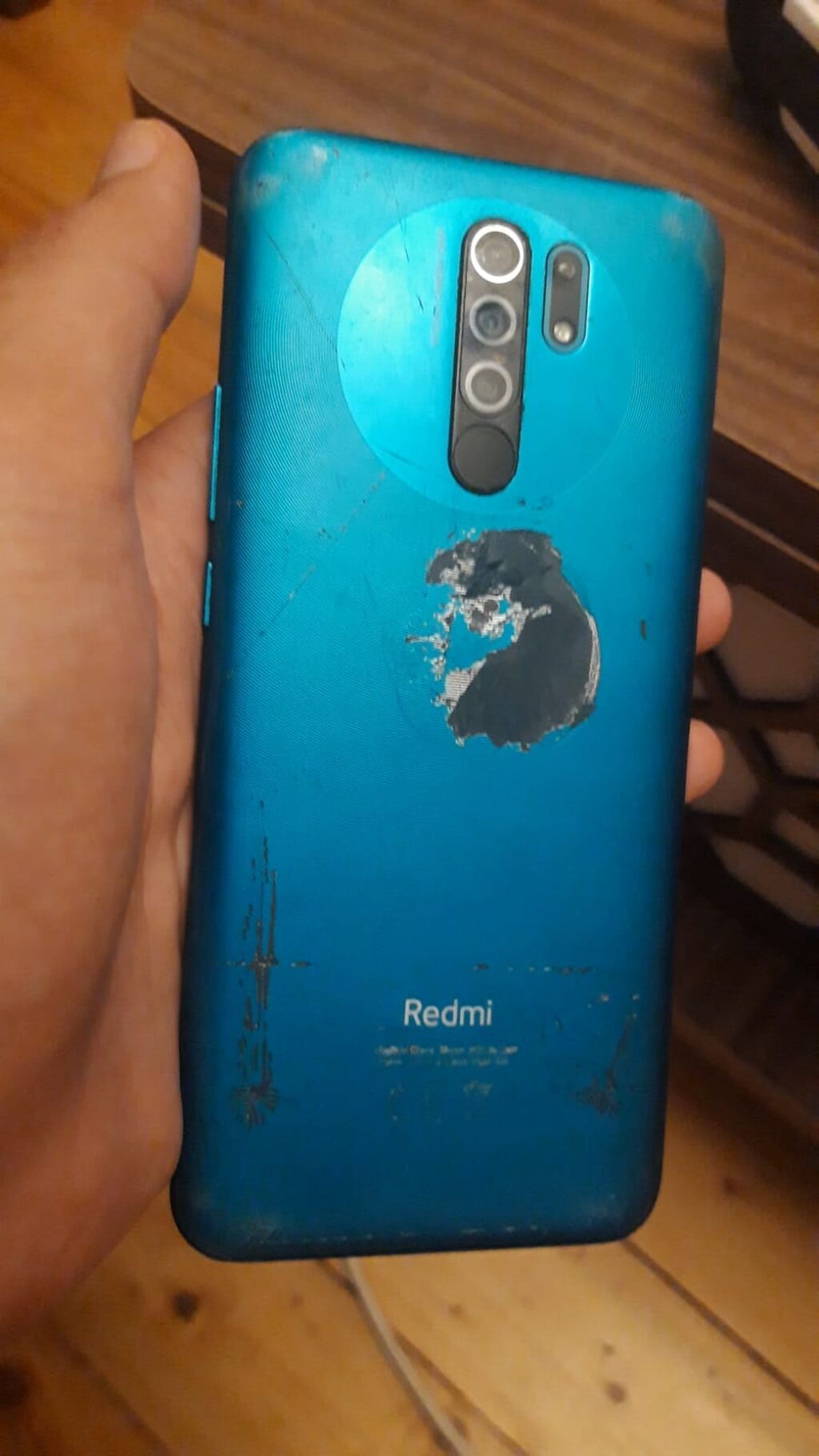 Redmi 9, 64 GB, rəng - Mavi, Qırıq — Elektronika, Masazır (3)