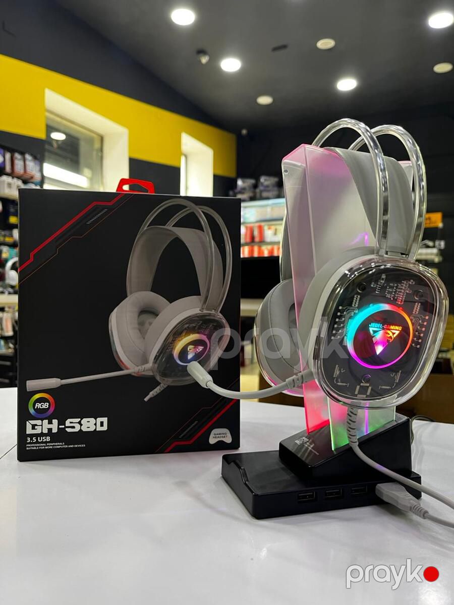 RGB Gaming qulaqlıq Jedel GH580 Aux — Elektronika, Bakı (4)