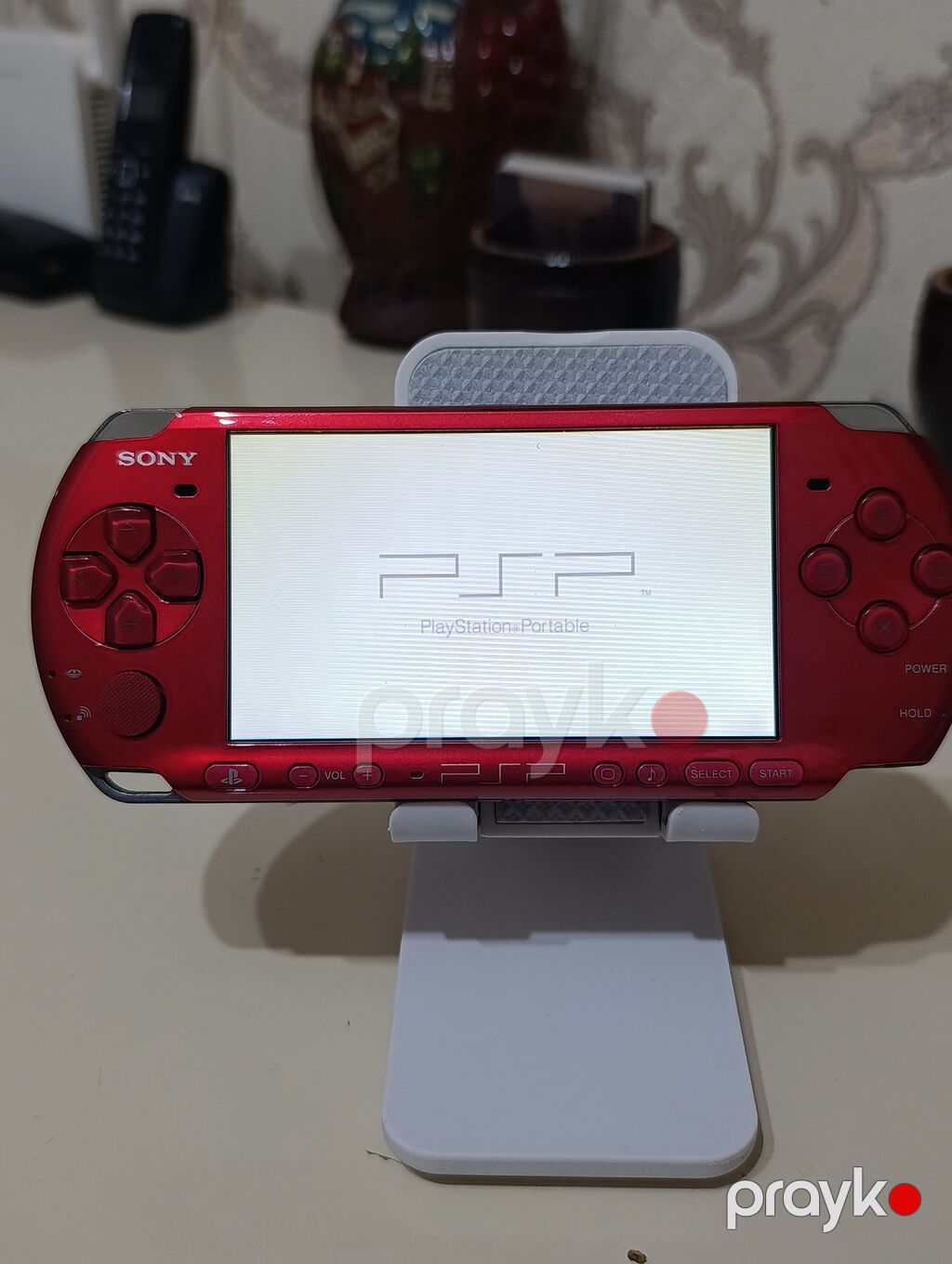Sony PSP (PlayStation Portable) – qırmızı rəng 3004 heç bir problemi — Elektronika, Digah (3)