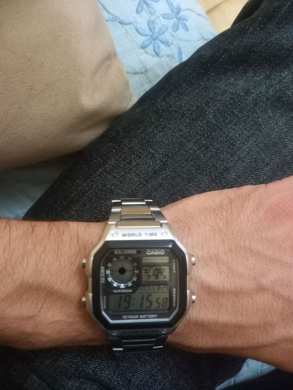 Casio World Time digital qol saatı Xüsusiyyətlər: - Korpus — Qol saatları, Bakı (5)