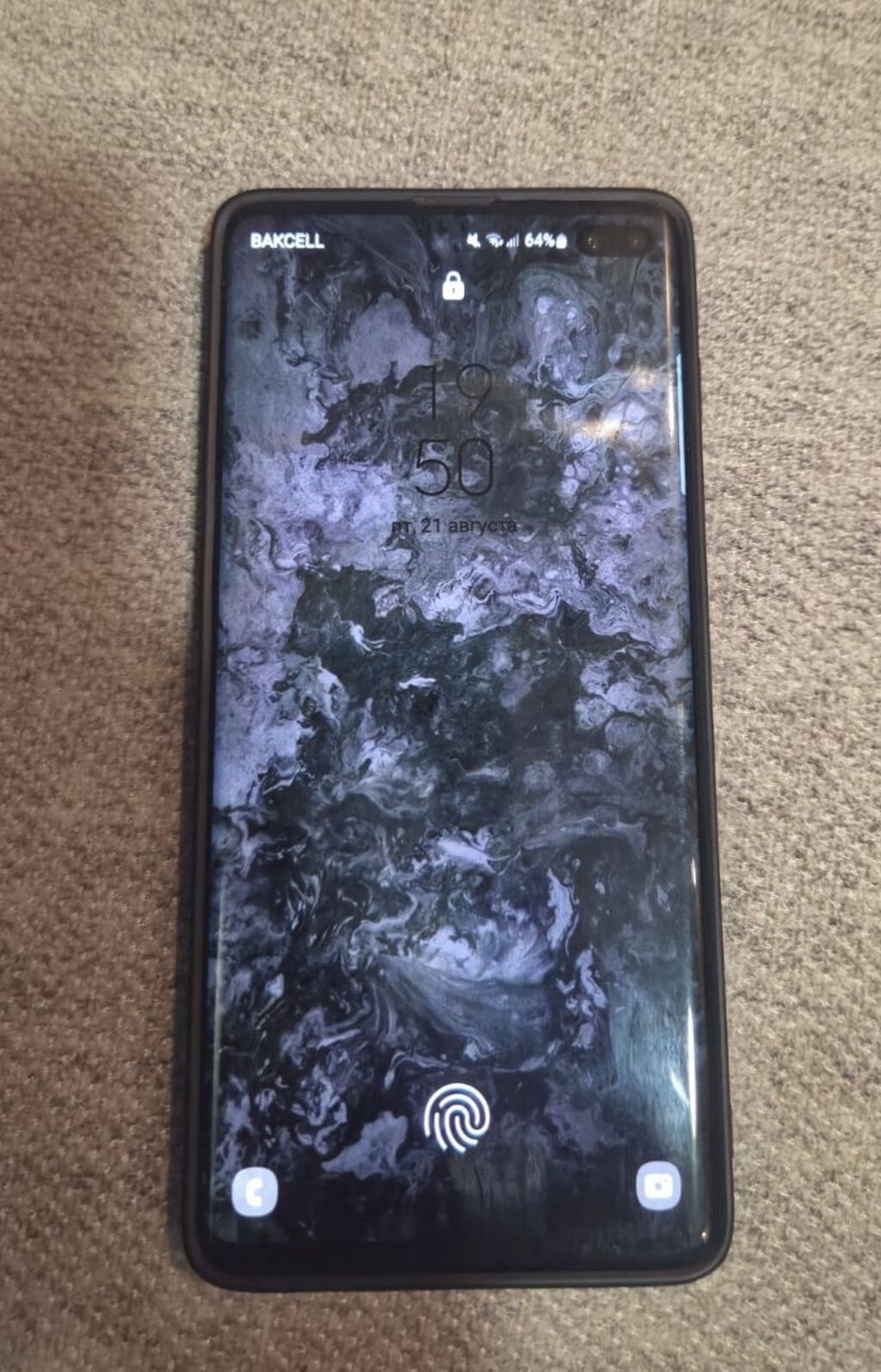Samsung Galaxy S10 Plus, 128 GB, rəng - Qara, Simsiz şarj — Samsung, Bakı