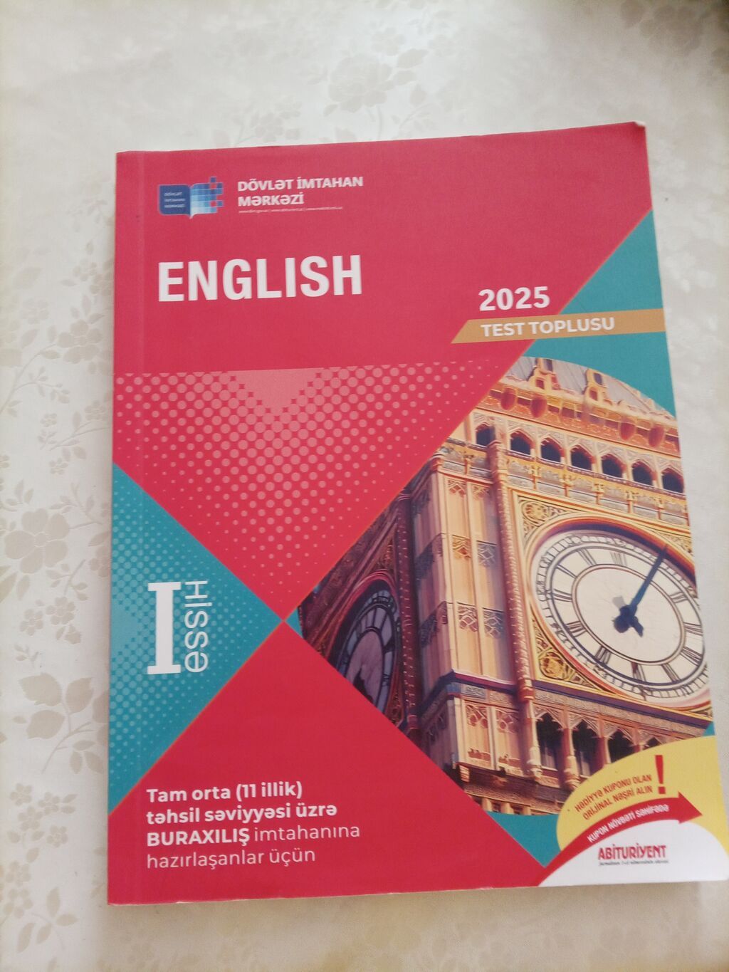 Məhsul: “ENGLISH – 2025 Test Toplusu” (I hissə) Təsvir: - Nəşriyyat — Kitablar və jurnallar, Bakı