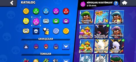 Brawl Stars oyun hesabı – geniş “Kataloq” kolleksiyası ilə. Kostyum — Oyun hesabları