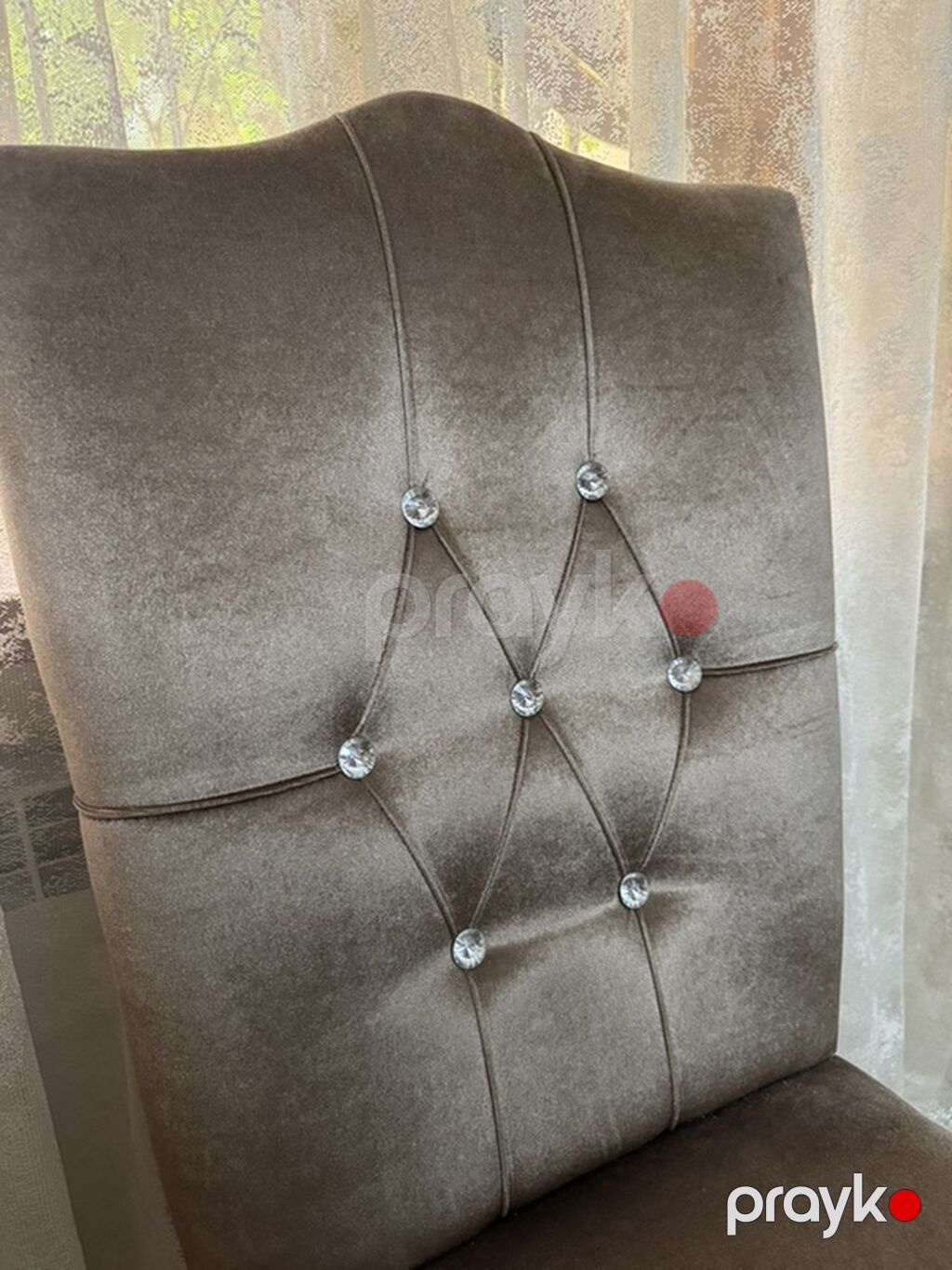 Qonaq otağı üçün, İşlənmiş, Qatlanmayan, rəng - Bej Stul — Stullar, Bakı (3)