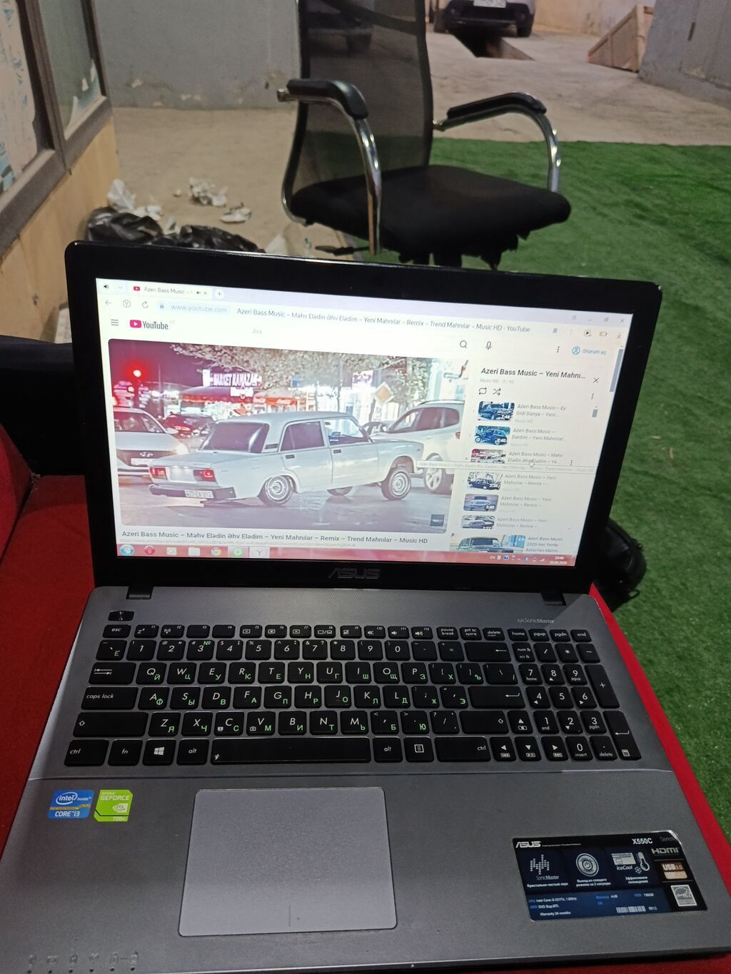 ASUS X550C noutbuk Xüsusiyyətlər: - Ekran: 15.6" HD - Prosessor — Asus, Bakı (2)