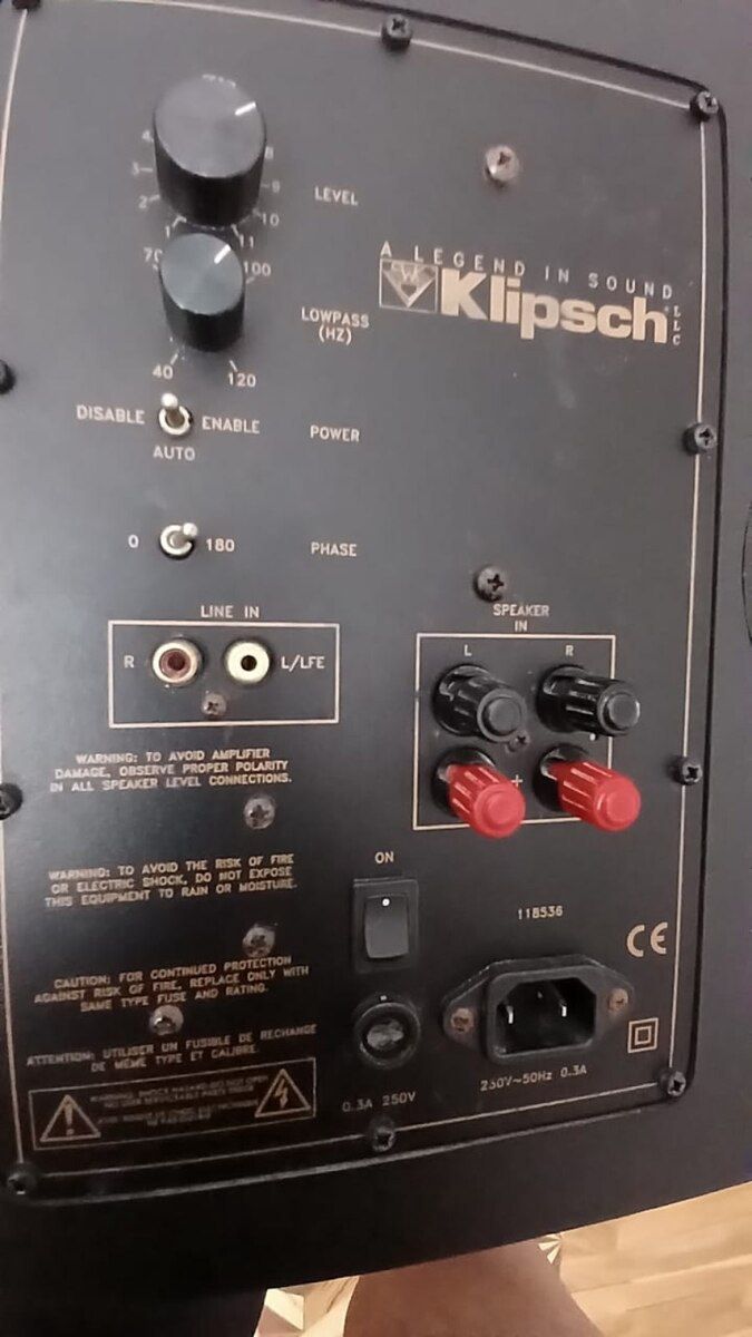 Klipsch active subwoofer 10 duim — Elektronika, Bakı (11)