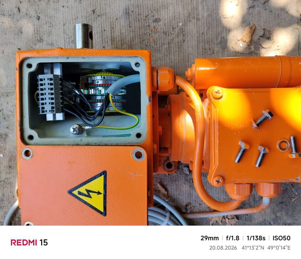 Elektrik ötürücü – motorlu reduktor və limit açarlı aktuator komplekti — Ehtiyat hissələri, Şabran (3)
