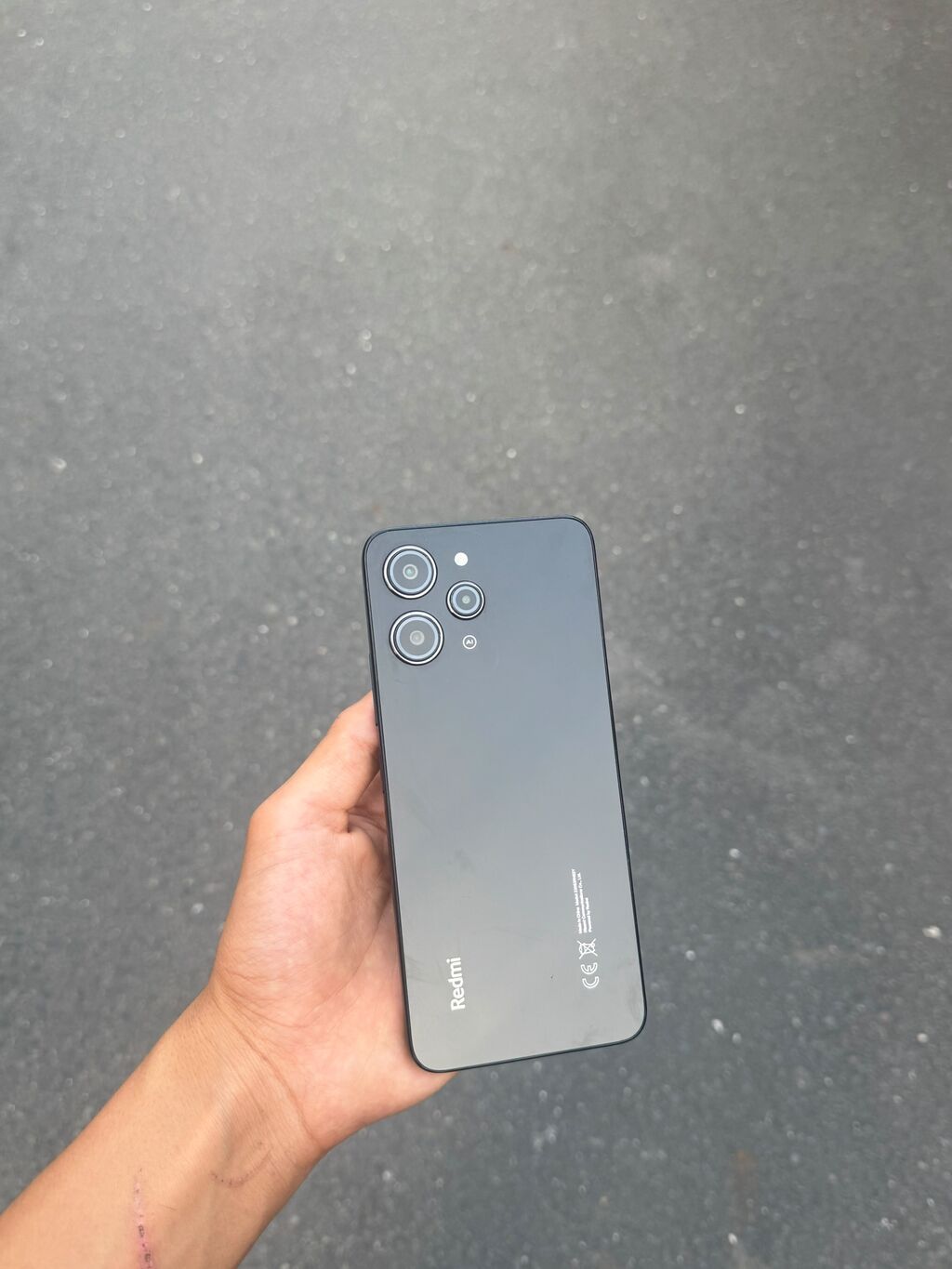 Redmi 12, 128 GB, rəng - Qara, Barmaq izi — Elektronika, Zaqatala