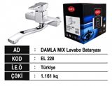 G.M.S. DAMLA MIX Lavabo Batarayası - Model/kod: EL 228 - Mənşə — Mallar