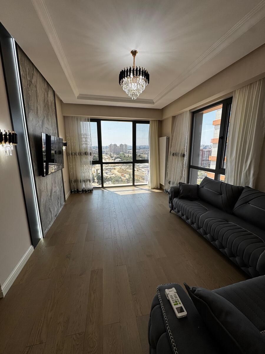 İcarəyə verilir 3 otaqlı yeni tikili 90 m² — Mənzil, Bakı (2)