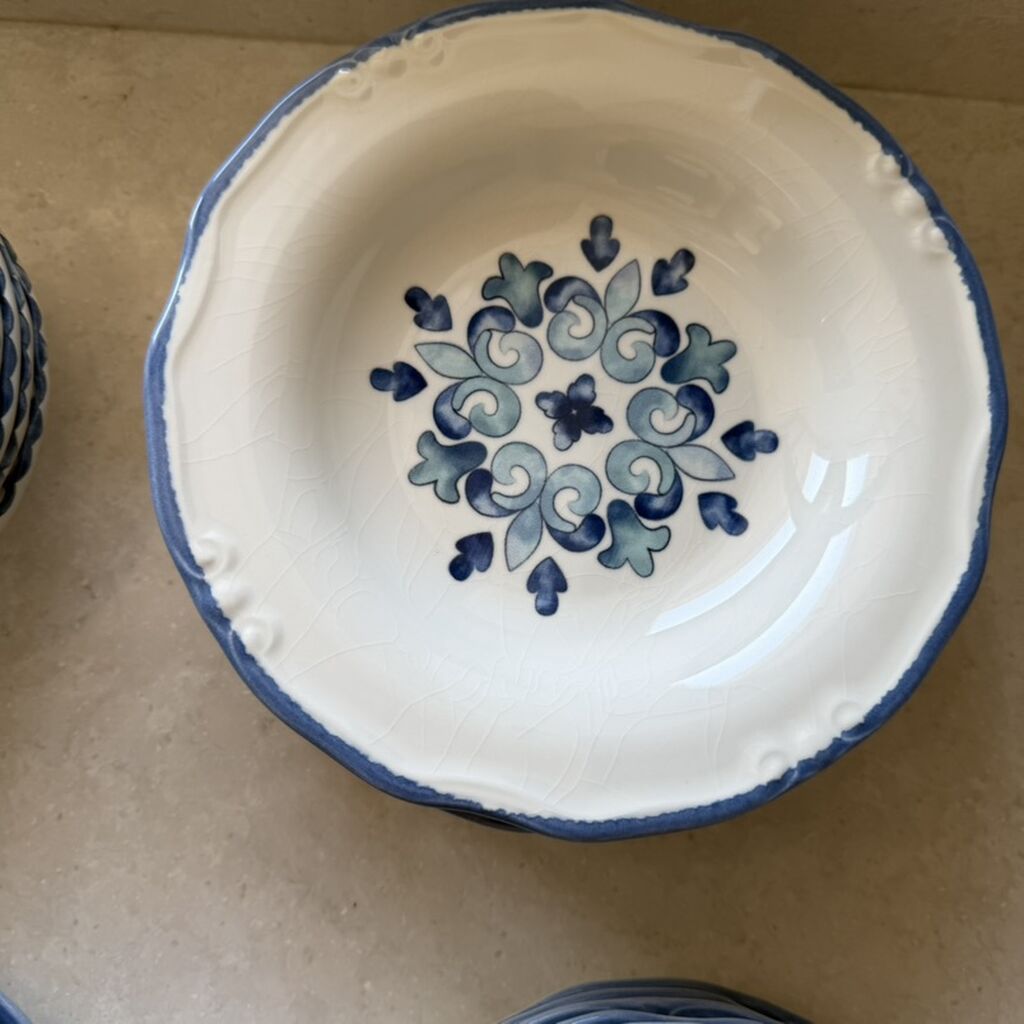 Nahar dəsti, rəng - Mavi, Keramika — Mallar, Bakı (6)